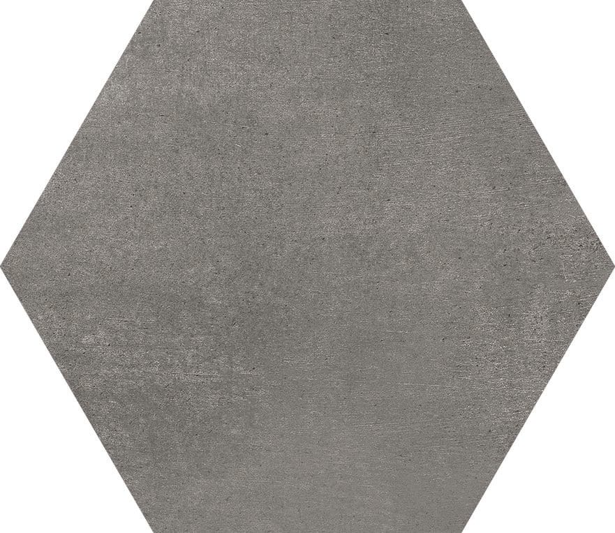 Time Hexagon Coal 21×18.2 - Entirely Tiles